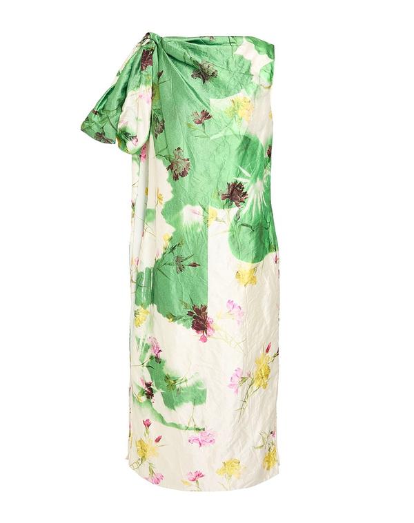 アーデム レディース トップス ワンピース ERDEM ひざ丈ワンピース Green グリーン