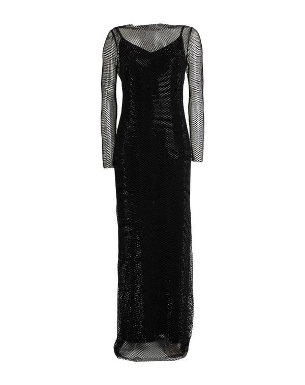 マックスマーラ レディース トップス ワンピース MAX MARA ロングワンピース・ドレス Black ブラック