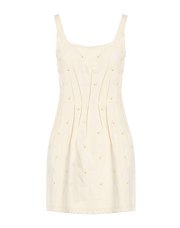 【送料無料】 マルニ レディース ワンピース トップス ミニワンピース・ドレス Beige