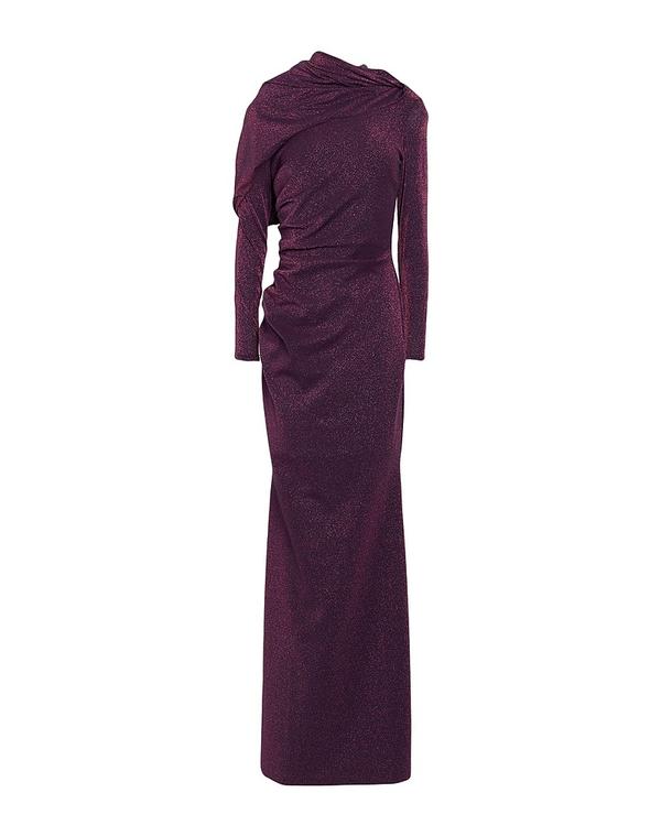 チアラ ボニ プティ ローブ レディース トップス ワンピース CHIARA BONI LA PETITE ROBE ロングワンピース・ドレス Purple パープル