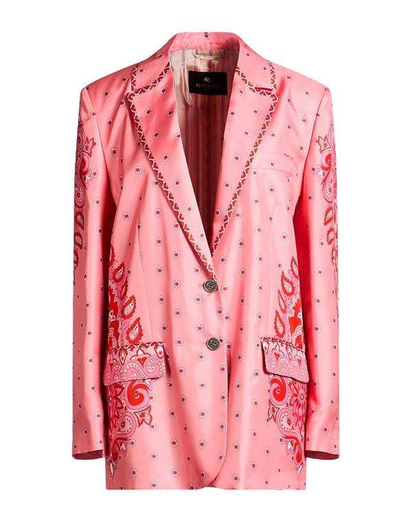 エトロ レディース アウター ジャケット・ブルゾン ETRO テーラードジャケット Pink ピンク