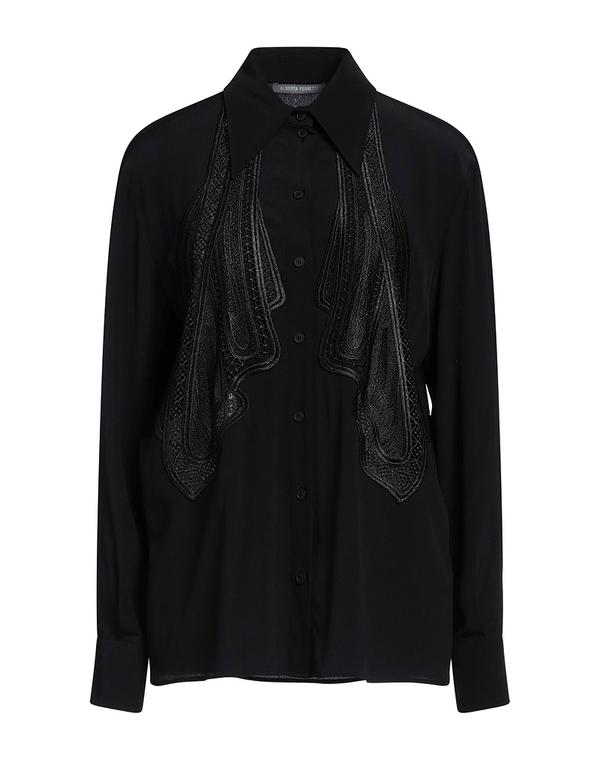 アルベルタ フェレッティ レディース トップス シャツ ALBERTA FERRETTI 無地シャツ＆ブラウス Black ブラック