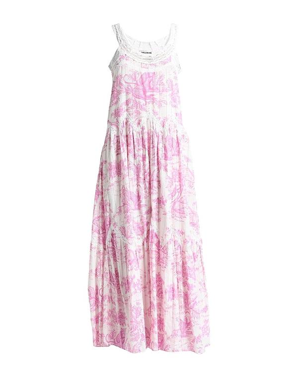 ザディグ エ ヴォルテール レディース トップス ワンピース ZADIG&VOLTAIRE ロングワンピース・ドレス Magenta マゼンタ｜ReVida 店