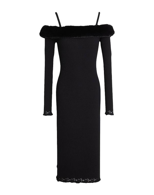 ブルマリン レディース トップス ワンピース BLUMARINE チューブドレス Black ブラック