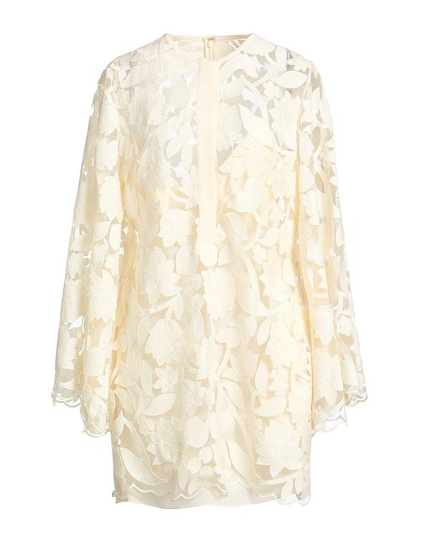 エリー 待遇 レディース トップス 衣裳 ELIE SAAB ミニ衣裳・御召しもの Off White 象牙色