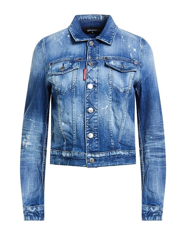 ディースクエアード レディース アウター ジャケット・ブルゾン DSQUARED2 デニムブルゾン Blue ブルー