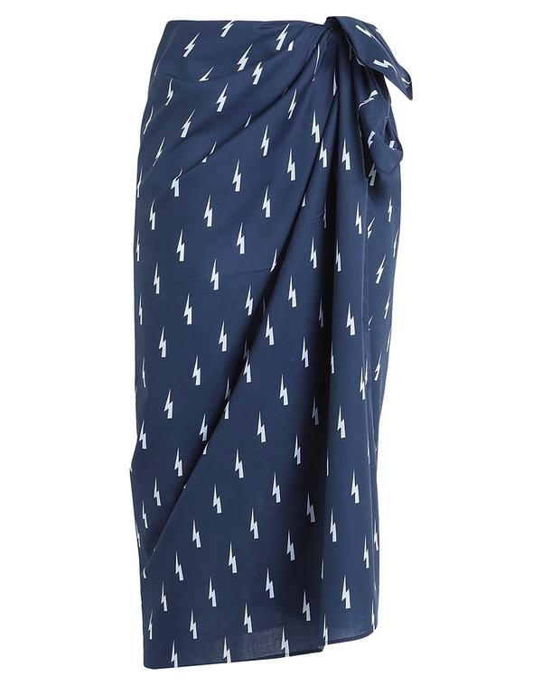 ニールバレット レディース 水着 ボトムスのみ NEIL BARRETT ビーチドレス Navy ネイビー