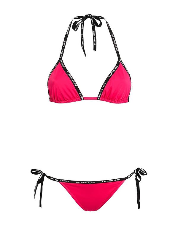 バルマン レディース 水着 ボトムスのみ BALMAIN 水着（ビキニ） Fuchsia フューシャ