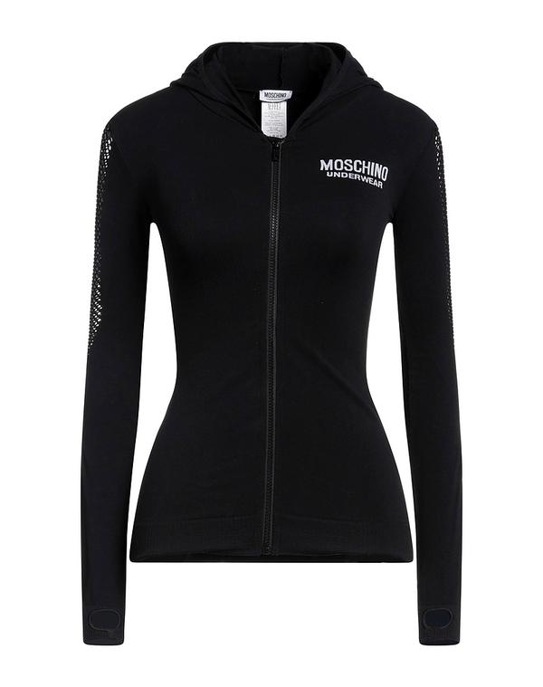 モスキーノ レディース トップス Tシャツ MOSCHINO アンダーTシャツ Black ブラック