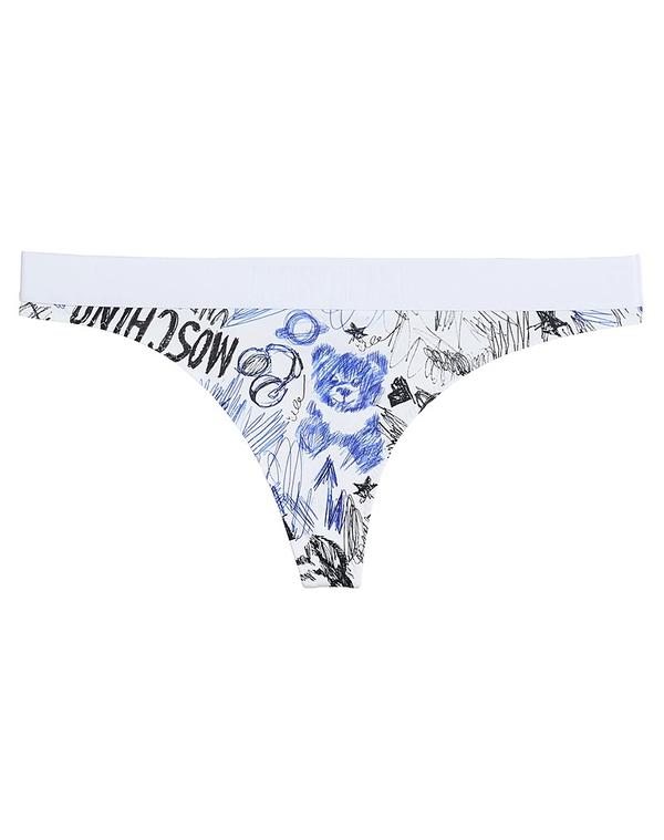 モスキーノ レディース アンダーウェア パンツ MOSCHINO ショーツ White ホワイト