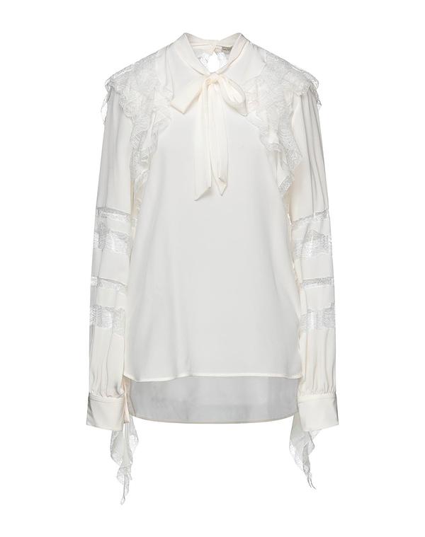 エルマンノ シェルヴィーノ レディース トップス シャツ ERMANNO SCERVINO シルクトップス Ivory アイボリー