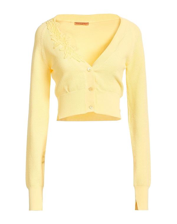 エルマンノ シェルヴィーノ レディース アウター ジレー ERMANNO SCERVINO ジレー Yellow 黄色