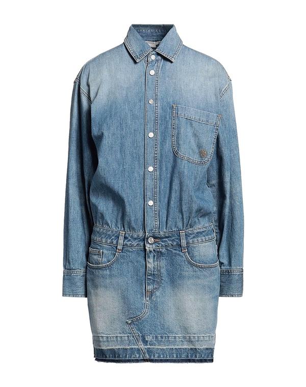 ステラマッカートニー レディース トップス ワンピース STELLA McCARTNEY デニムドレス Blue ブルー