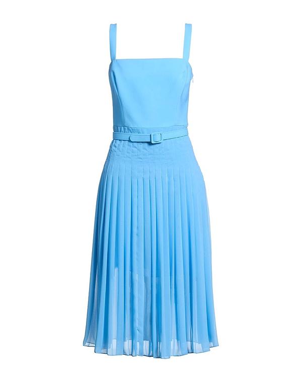 オスカー デ ラ レンタ レディース トップス ワンピース OSCAR DE LA RENTA ひざ丈ワンピース Light Blue ブルー