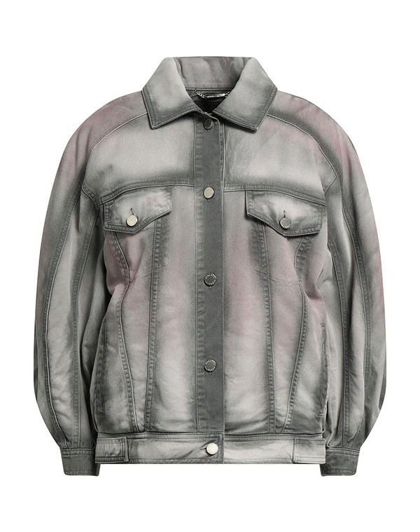 アルベルタ フェレッティ レディース アウター ジャケット・ブルゾン ALBERTA FERRETTI デニムブルゾン Gray グレー