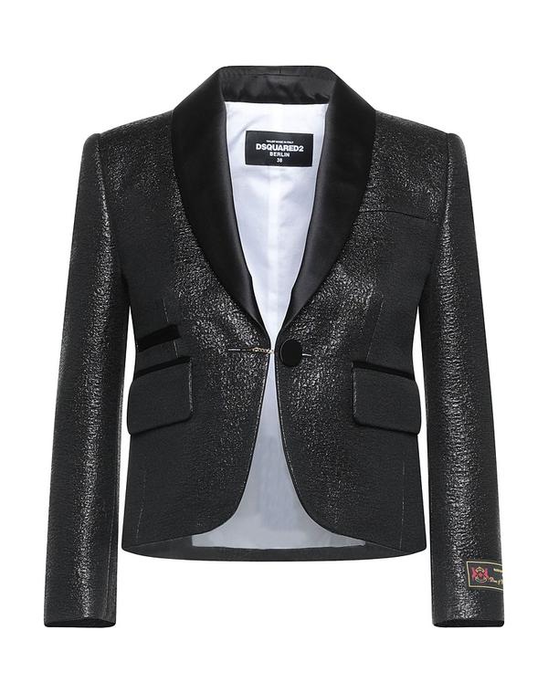 ディースクエアード レディース アウター ジャケット・ブルゾン DSQUARED2 テーラードジャケット Black ブラック
