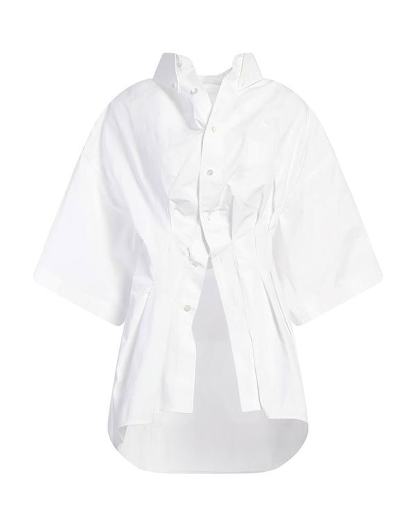 マルタンマルジェラ レディース トップス シャツ MAISON MARGIELA 無地シャツ＆ブラウス White ホワイト
