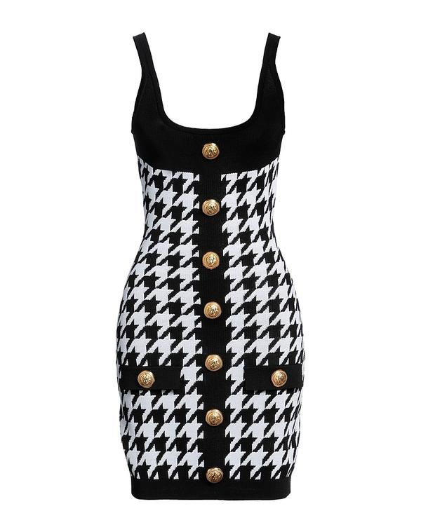 バルマン レディース トップス ワンピース BALMAIN チューブドレス Black ブラック 144,400円