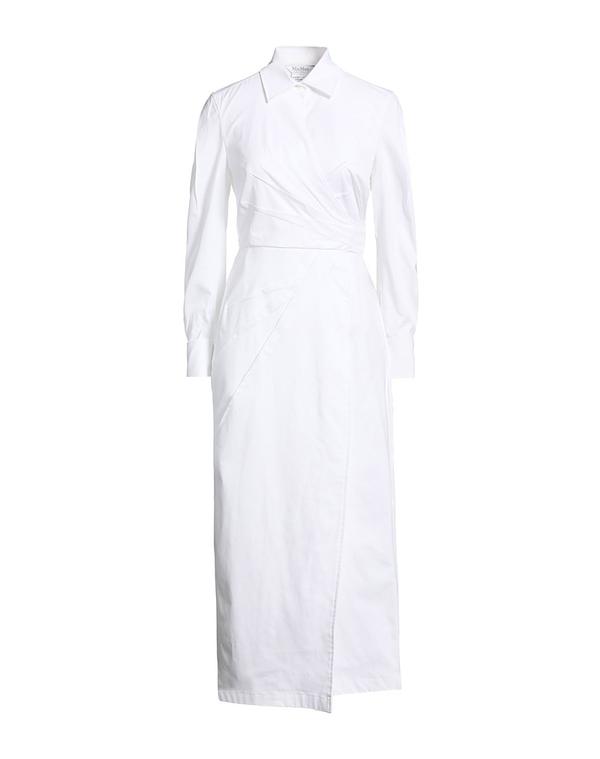 マックスマーラ レディース トップス 衣裳 MAX MARA ロング衣裳・御召しもの White 白いこと