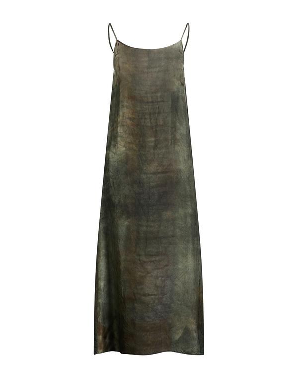ユマ ワン レディース トップス ワンピース UMA WANG ロングワンピース・ドレス Military Green グリーン