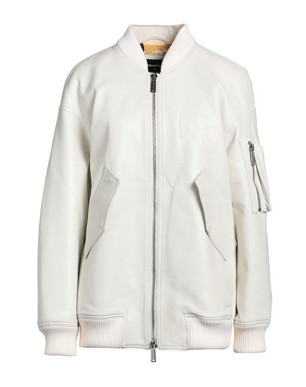 ディースクエアード レディース アウター ジャケット・ブルゾン DSQUARED2 ブルゾン Off White オフホワイト
