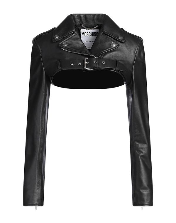 モスキーノ レディース アウター ジャケット・ブルゾン MOSCHINO ブルゾン Black ブラック
