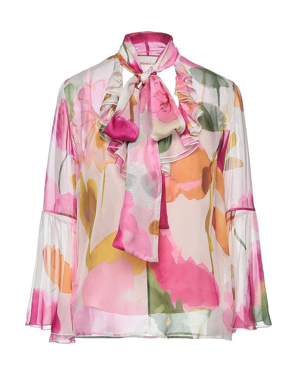 ラ・ダブル・ジェイ レディース トップス シャツ LA DOUBLEJ デニムシャツ Fuchsia フューシャ