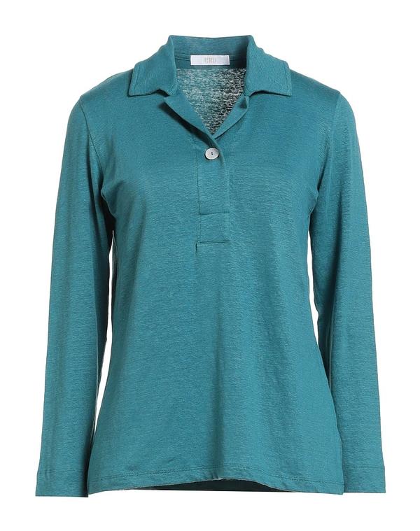 フェデーリ レディース トップス スポーツシャツ FEDELI スポーツシャツ Deep Teal ティール