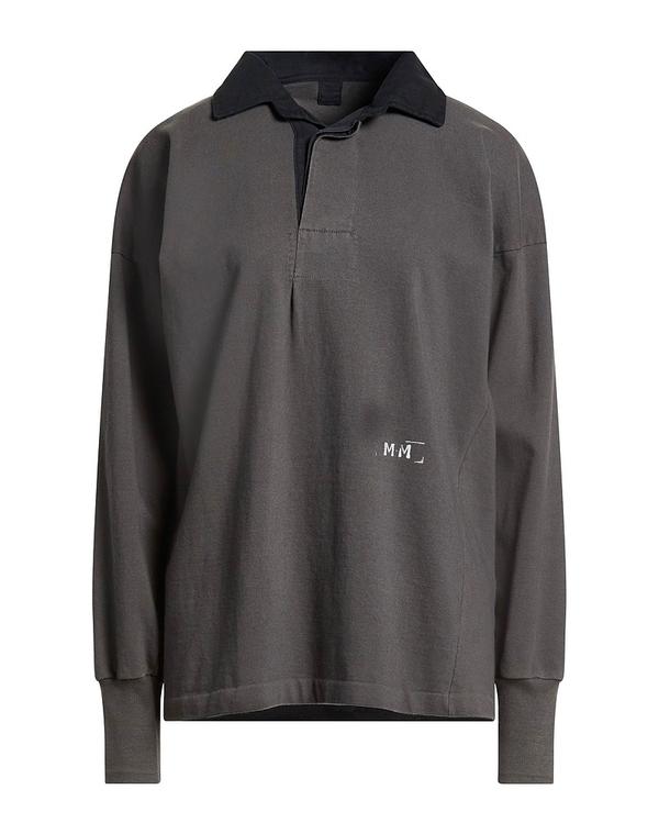 マルタンマルジェラ レディース トップス スポーツシャツ MAISON MARGIELA スポーツシャツ Charcoal 濃灰色
