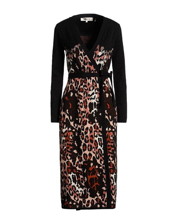 ダイアン フォン ファステンバーグ レディース トップス ワンピース DIANE VON FURSTENBERG ひざ丈ワンピース Black ブラック 70,840円