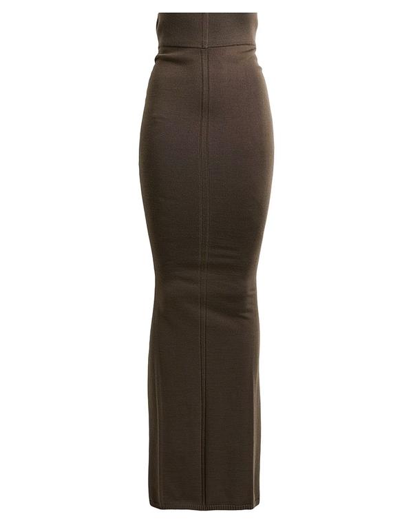 リックオウエンス レディース ボトムスカート RICK OWENS ロングスカート Taupe トープ