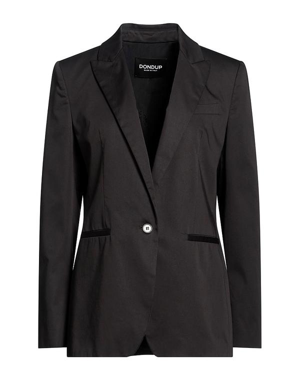 ドンダップ レディース アウター ジャケット・ブルゾン DONDUP テーラードジャケット Black ブラック
