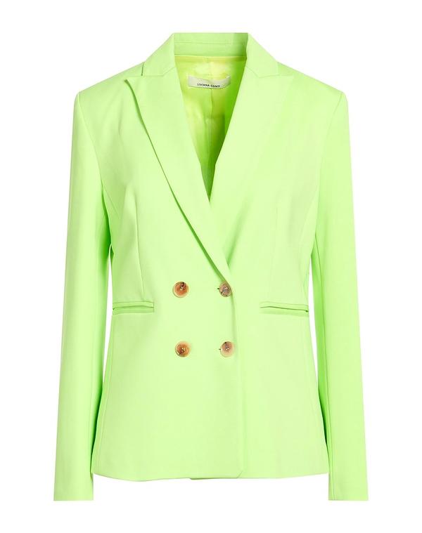リビアナコンティ レディース アウター ジャケット・ブルゾン LIVIANA CONTI テーラードジャケット Light Green グリーン