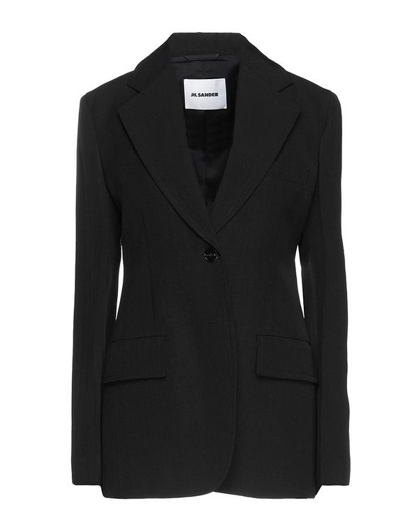 ジル・サンダー レディース アウター ジャケット・ブルゾン JIL SANDER テーラードジャケット Black ブラック|ReVida 店