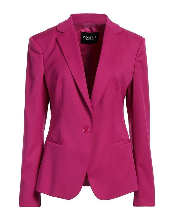 ドンダップ レディース アウター ジャケット・ブルゾン DONDUP テーラードジャケット Fuchsia フューシャ