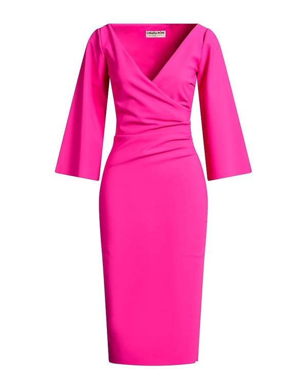 チアラ ボニ プティ ローブ レディース トップス ワンピース CHIARA BONI LA PETITE ROBE ひざ丈ワンピース Magenta マゼンタ