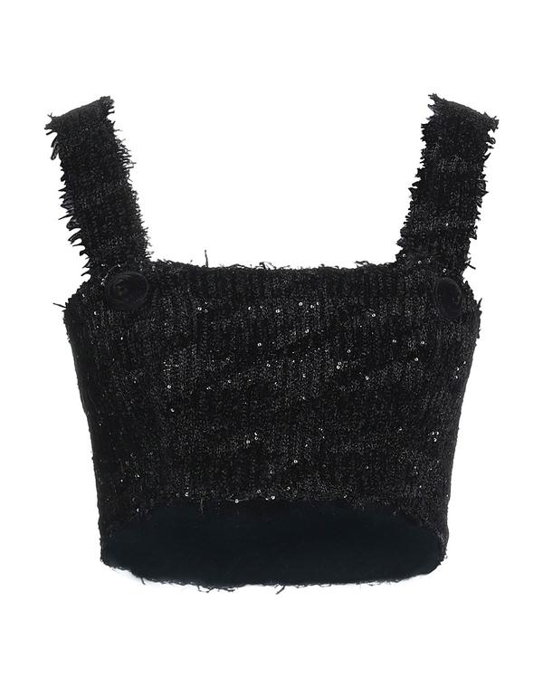 バルマン レディース トップス シャツ BALMAIN パーティ向けトップス Black ブラック