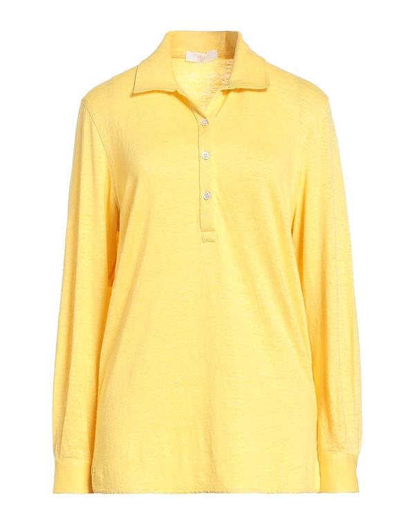 フェデーリ レディース トップス スポーツシャツ FEDELI スポーツシャツ Yellow 黄色