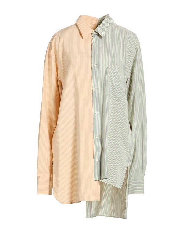 ランバン レディース トップス シャツ LANVIN 柄入りシャツ&ブラウス Light Green グリーン