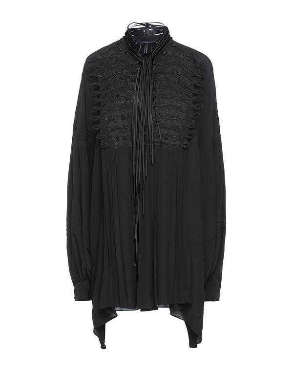 エルマンノ シェルヴィーノ レディース トップス シャツ ERMANNO SCERVINO 無地シャツ＆ブラウス Black ブラック