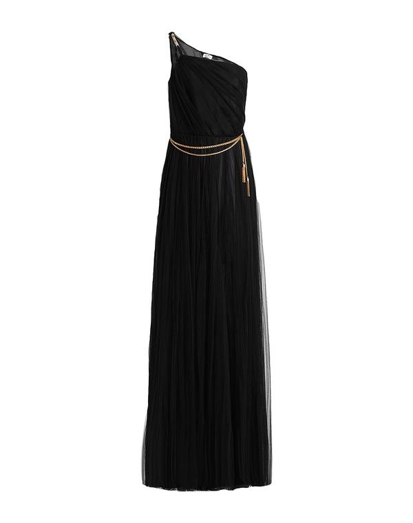 エリザベッタフランキ レディース トップス 衣裳 ELISABETTA FRANCHI ロング衣裳・御召しもの Black 黒いこと