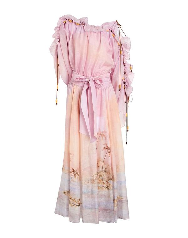 ジマーマン レディース トップス 衣裳 ZIMMERMANN ロング衣裳・御召しもの Lilac 紫はしどい