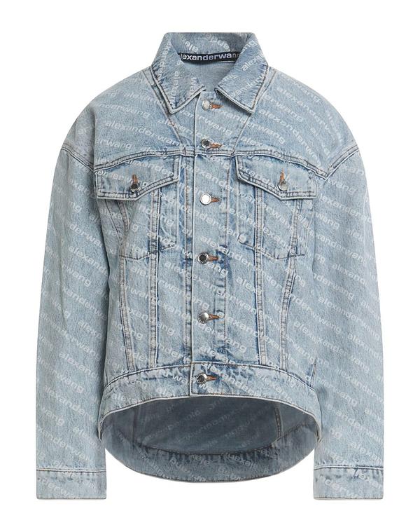 アレキサンダーワン レディース アウター ジャケット・ブルゾン ALEXANDER WANG デニムブルゾン Blue ブルー