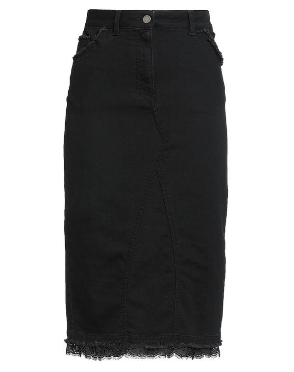 アルベルタ フェレッティ レディース ボトムスカート ALBERTA FERRETTI デニムスカート Black ブラック