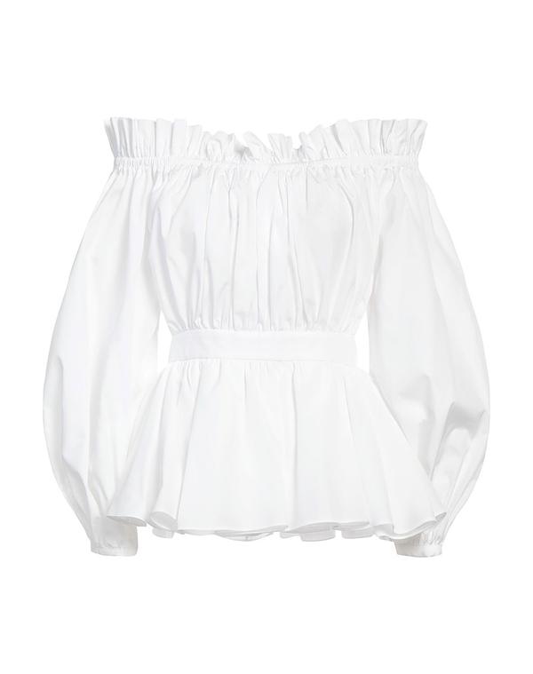マックイーン レディース トップス シャツ MCQUEEN トップス White ホワイト