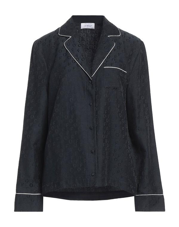 オフ-ホワイト レディース トップス シャツ OFF-WHITE 柄入りシャツ＆ブラウス Black ブラック 107,140円