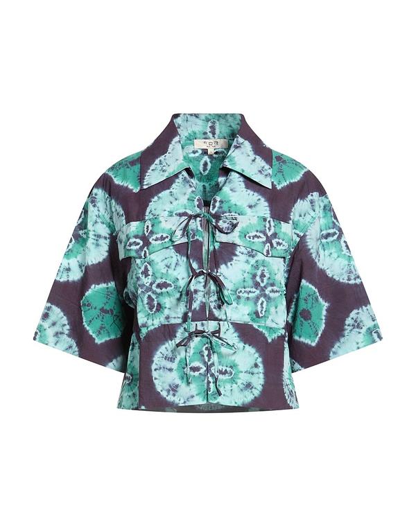 シー レディース トップス シャツ SEA 柄入りシャツ＆ブラウス Green グリーン