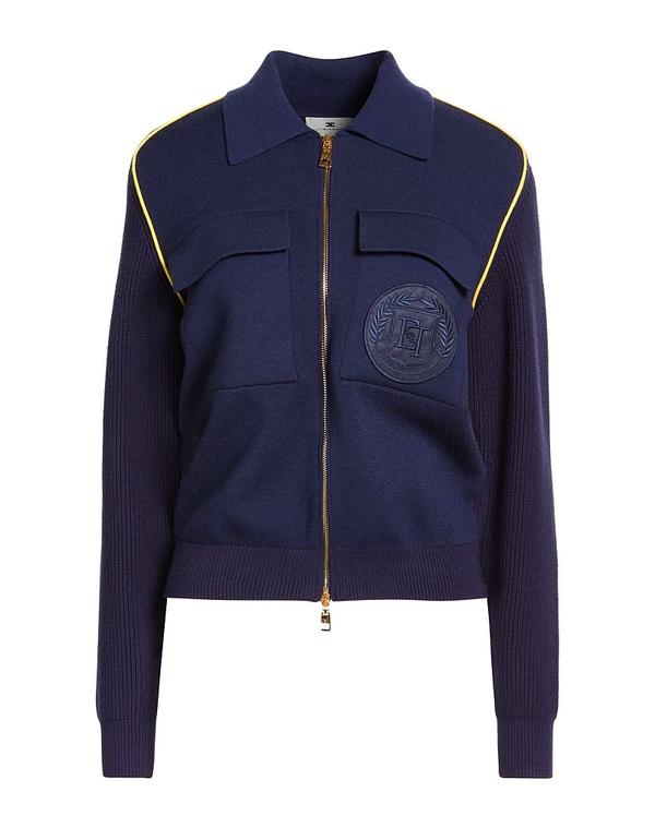 エリザベッタフランキ レディース アウター ジレー ELISABETTA FRANCHI ジレー Navy 米国海軍