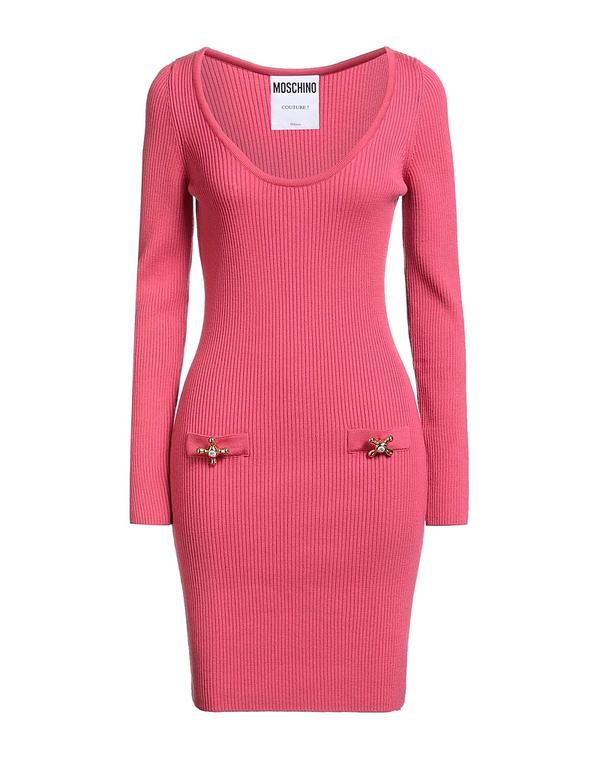 モスキーノ レディース トップス 衣裳 MOSCHINO 編み物御召しもの Fuchsia フューシャ