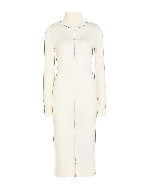 マルタンマルジェラ レディース トップス ワンピース MM6 MAISON MARGIELA ひざ丈ワンピース Ivory アイボリー 88,440円